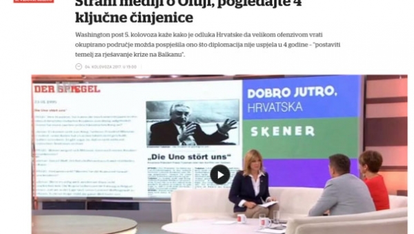 Strani mediji o Oluji